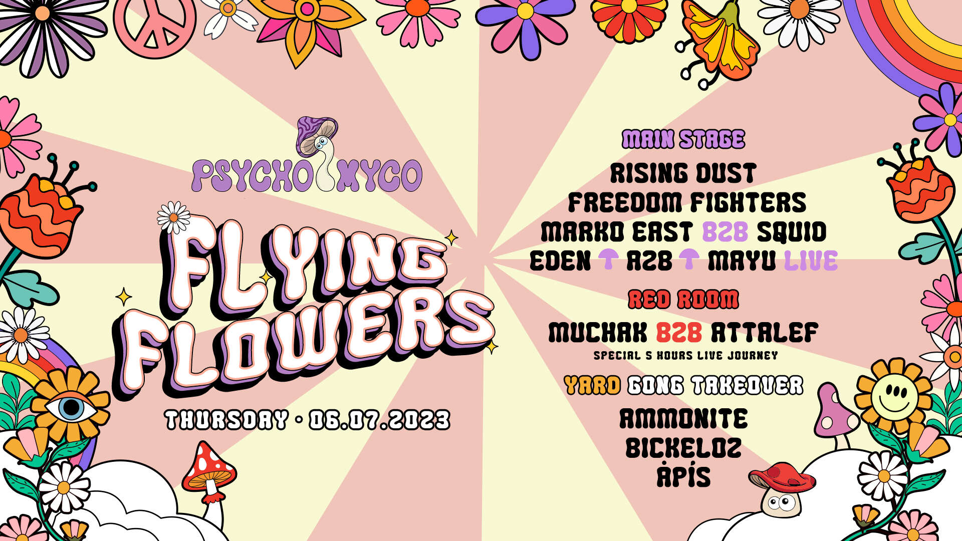 Psycho Myco #14 -Flying Flowers