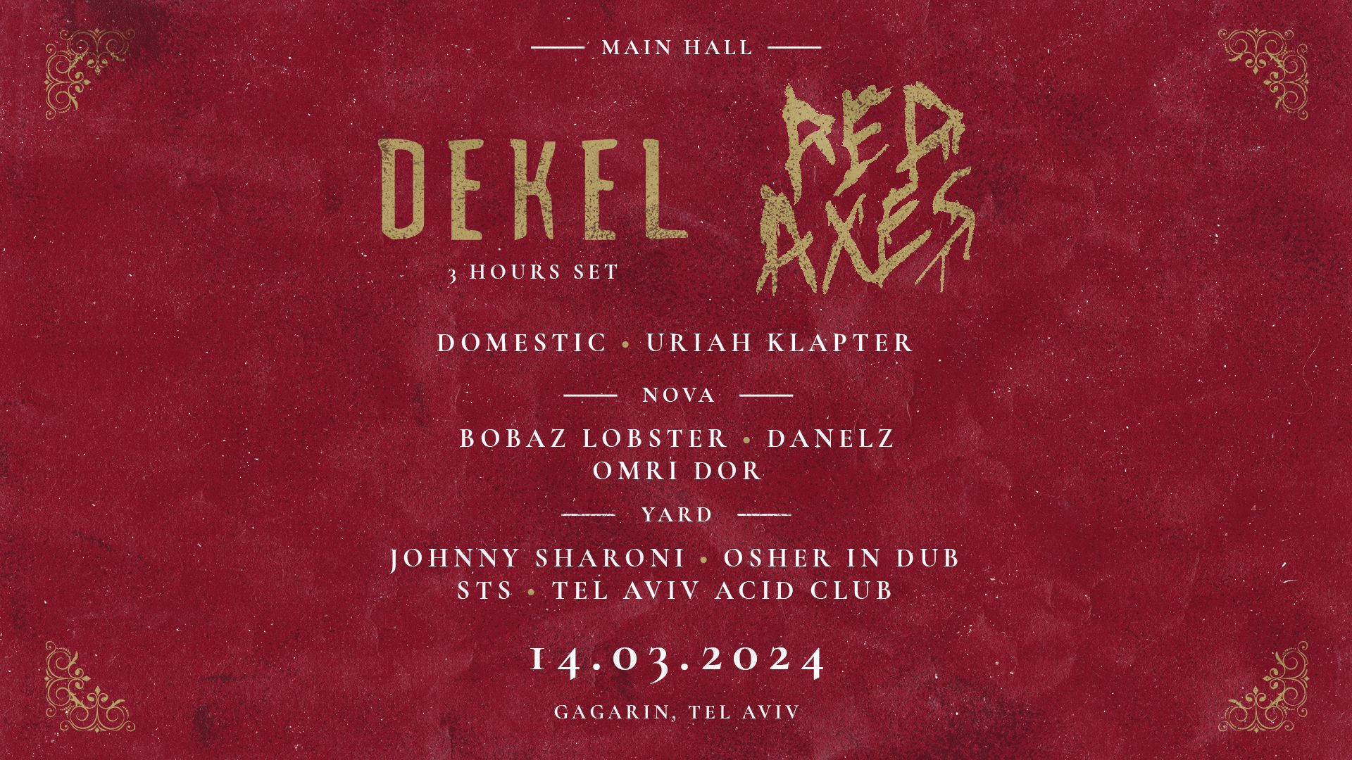 Dekel x Red Axes & Friends